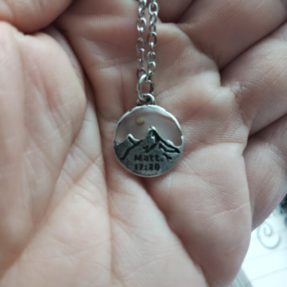 Faith Of A Mustard Seed Charm Necklace